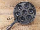 Mint and trending! Beautiful Griswold No. 32 Cast Iron Aebleskiver 962. Awesome poached eggs! Skillet