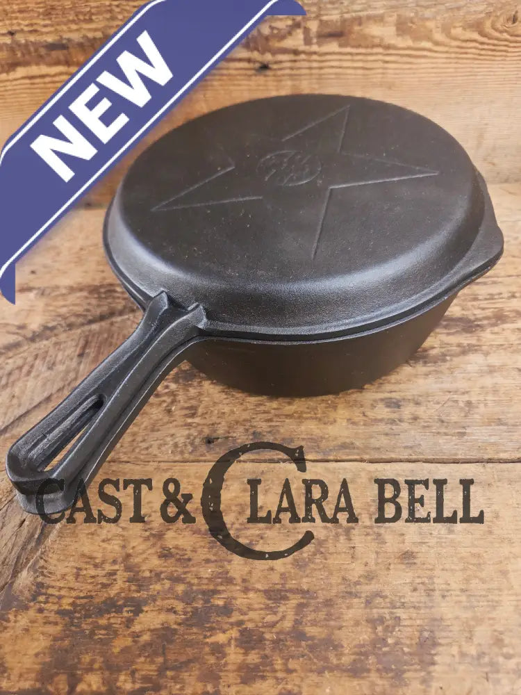 Mint Condition Lodge 4-In-1 star logo Combo Cooker. So versatile and elegant. Perfect gift or fully restored daily