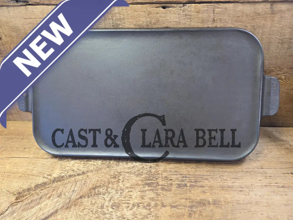 Mint condition looks brand new! 1930’s Griswold #8 Long cast iron griddle. 908 A. Great pancake griddle! Griddle