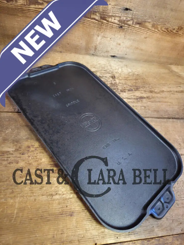 Mint condition looks brand new! 1930’s Griswold #8 Long cast iron griddle. 908 A. Great pancake griddle! Griddle