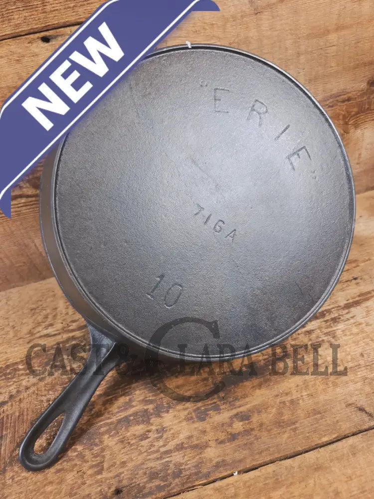 Mint! HTF 1890’s Third Series Erie (Griswold) #10 Cast Iron Skillet 716 A - Skillet