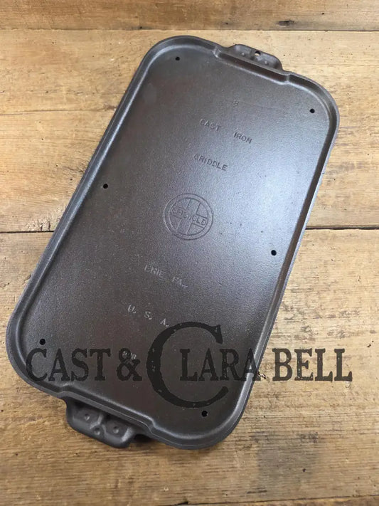 Mint with a twist?! Priced to sell 1930’s Griswold #8 Long cast iron griddle. 908 A. Great pancake griddle! SEE