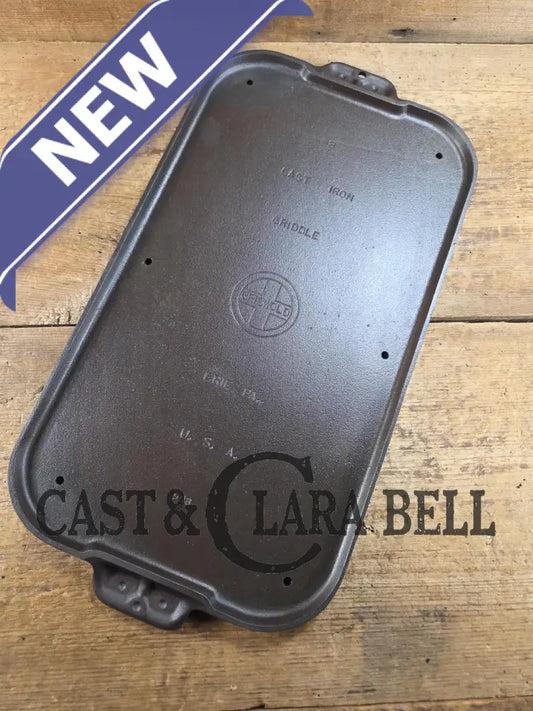 Mint with a twist?! Priced to sell 1930’s Griswold #8 Long cast iron griddle. 908 A. Great pancake griddle! SEE