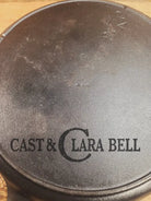 MONSTER! Mid Century era Lodge #14 Cast Iron Skillet with Three Notch Heat Ring ’US’ marking. HUGE and perfect for