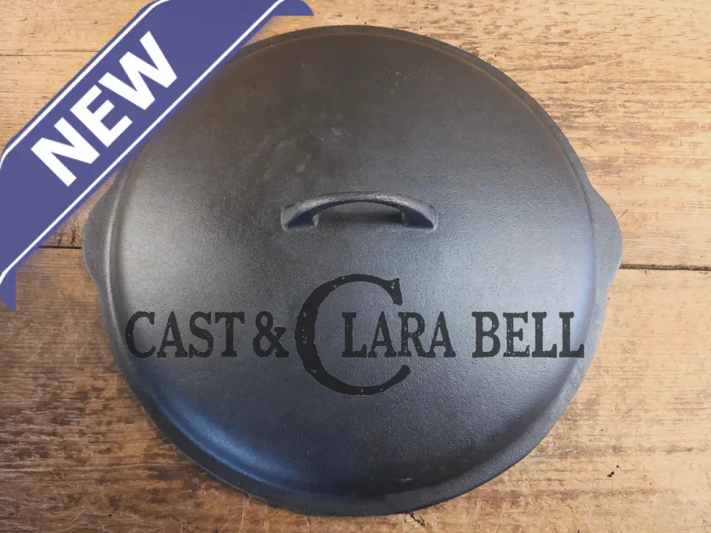 MONSTER! Very Hard to Find Griswold No. 12 Cast Iron Low Dome Skillet Lid with Large Block Logo #472 Skillet