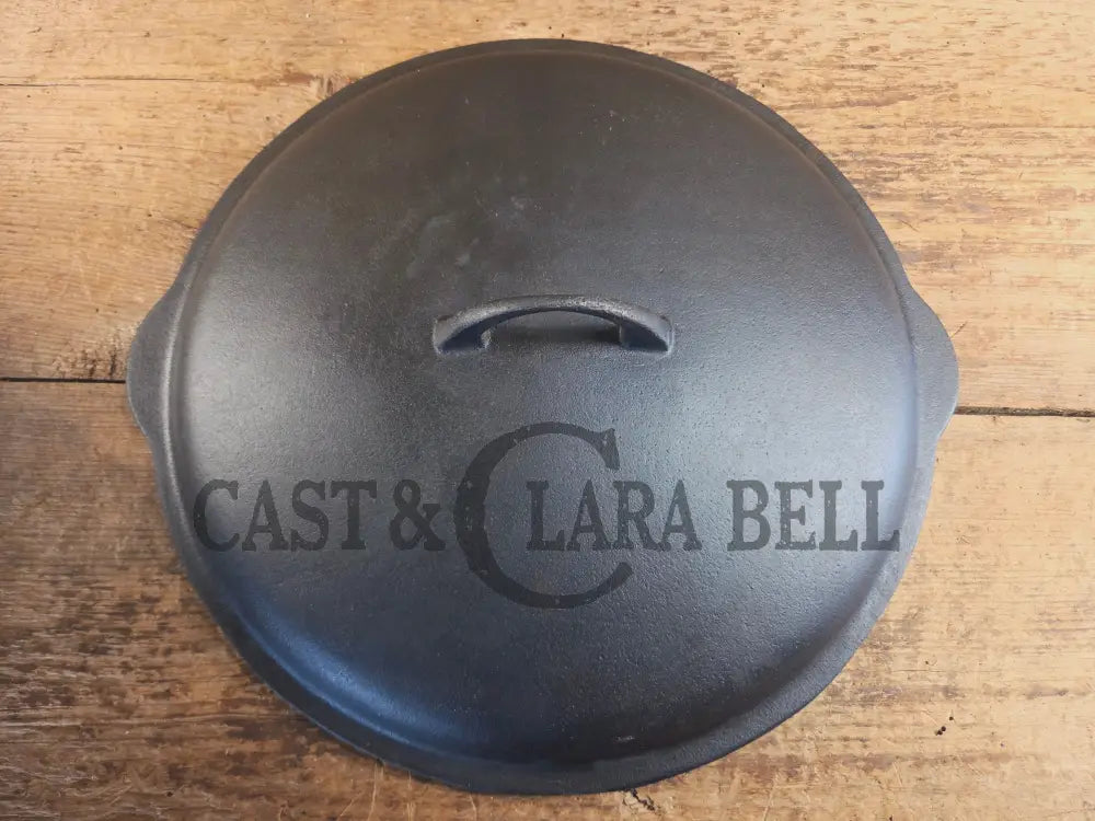 MONSTER! Very Hard to Find Griswold No. 12 Cast Iron Low Dome Skillet Lid with Large Block Logo #472 Skillet