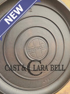 MONSTER! Very Hard to Find Griswold No. 12 Cast Iron Low Dome Skillet Lid with Large Block Logo #472 Skillet