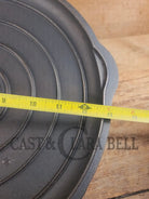 MONSTER! Very Hard to Find Griswold No. 12 Cast Iron Low Dome Skillet Lid with Large Block Logo #472 Skillet