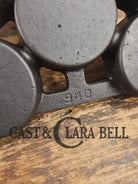 Most rare variation (Rarity 6) Fully Marked Griswold No. 1 Gem Pan Block Logo 11 cup p/n 940. This piece is flat out