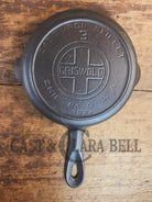 Must have! 1910’s Griswold #3 Egg Skillet with Large Block Logo and Heat Ring 709 B - Skillet