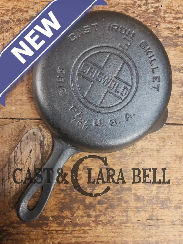 Must have egg skillet! Griswold #3 Skillet with Large Block Logo 709 Skillet