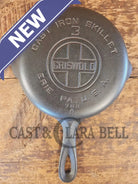 Must have egg skillet! Griswold #3 Skillet with Large Block Logo 709 A - Skillet