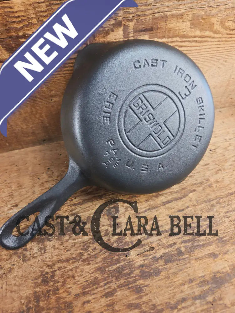 Must have egg skillet! Griswold #3 Skillet with Large Block Logo 709 A Skillet