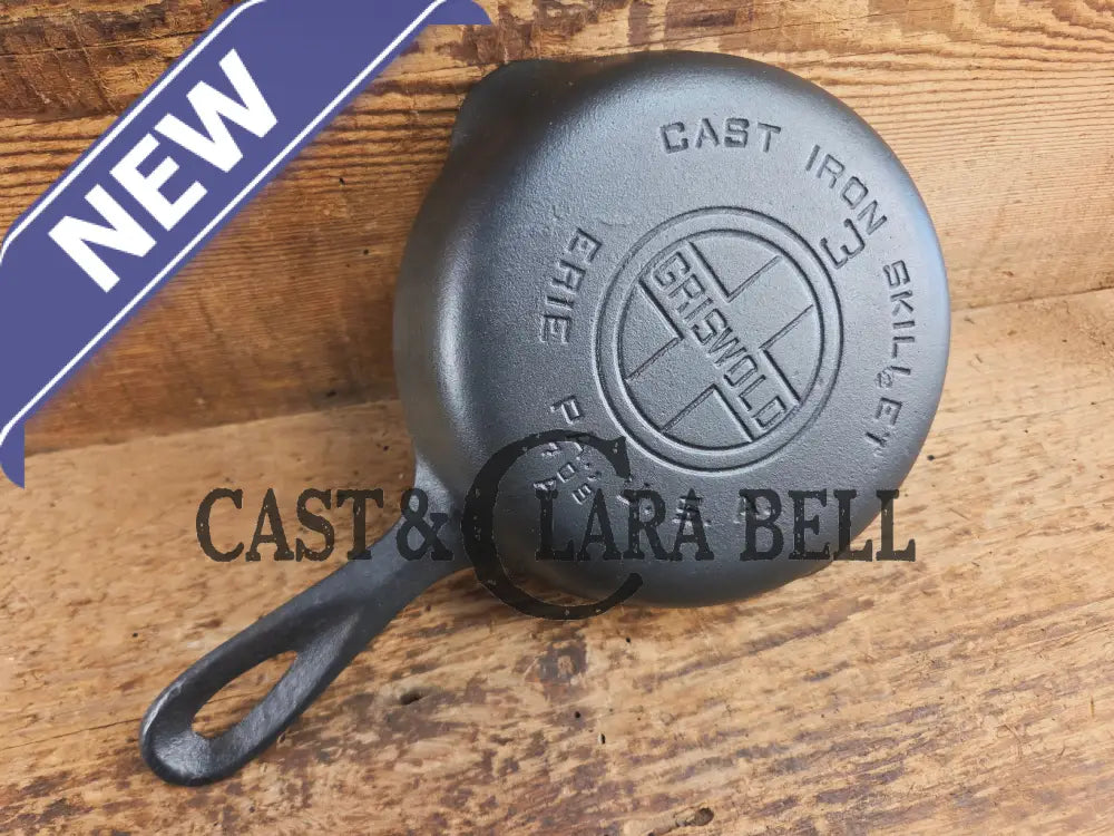 Must have egg skillet! Griswold #3 Skillet with Large Block Logo 709 A Skillet