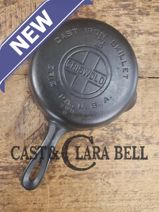 Must have egg skillet! Griswold #3 Skillet with Large Block Logo 709 B. Skillet