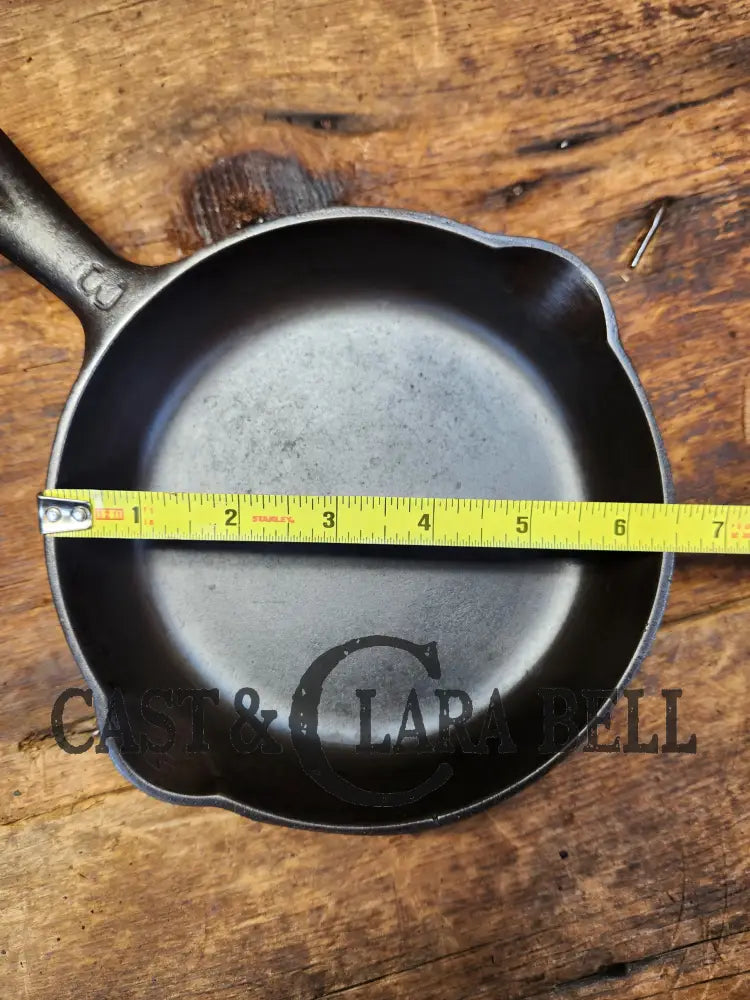 Must Have Egg Skillet! Griswold #3 Skillet With Large Block Logo 709 B.