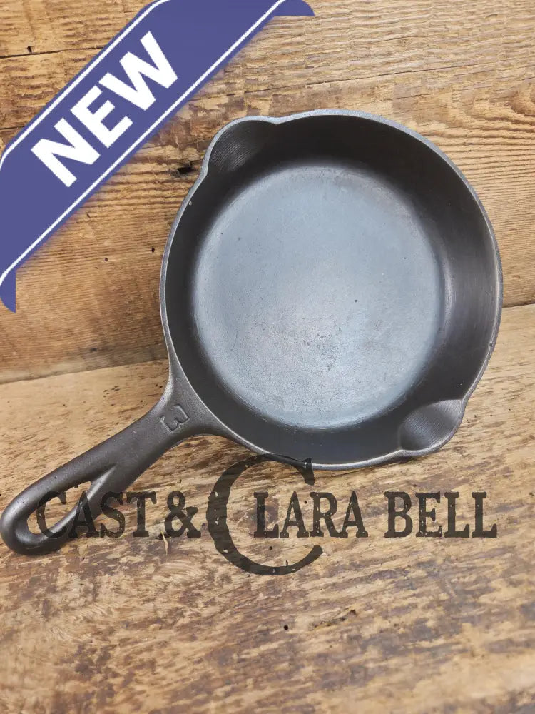Must have egg skillet! Griswold #3 Skillet with Large Block Logo 709 B SC24 Skillet