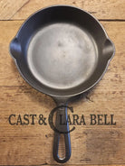 Must Have Egg skillet! Griswold No. 3 Skillet with Small Block Logo Erie PA 709 H DASH. Restored and Ready to Use!