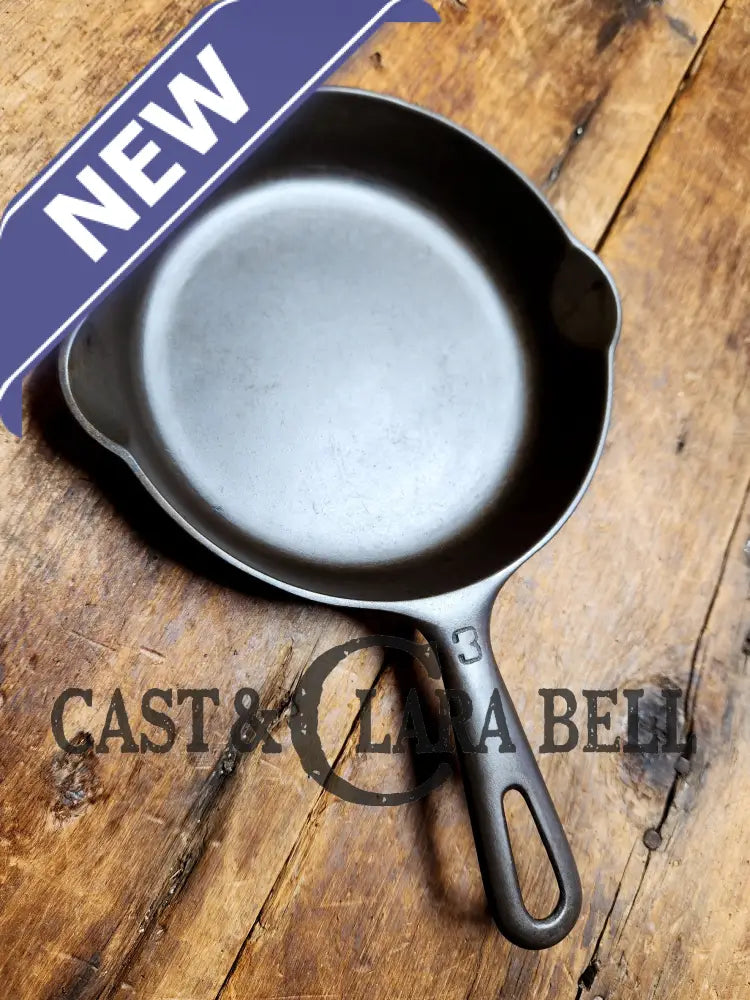 Must Have Egg Skillet! Griswold No. 3 Skillet With Small Block Logo Erie Pa 709 H. Restored And