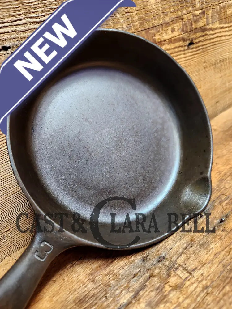 Must Have Egg Skillet! Griswold No. 3 Skillet With Small Block Logo Erie Pa 709 H. Restored And