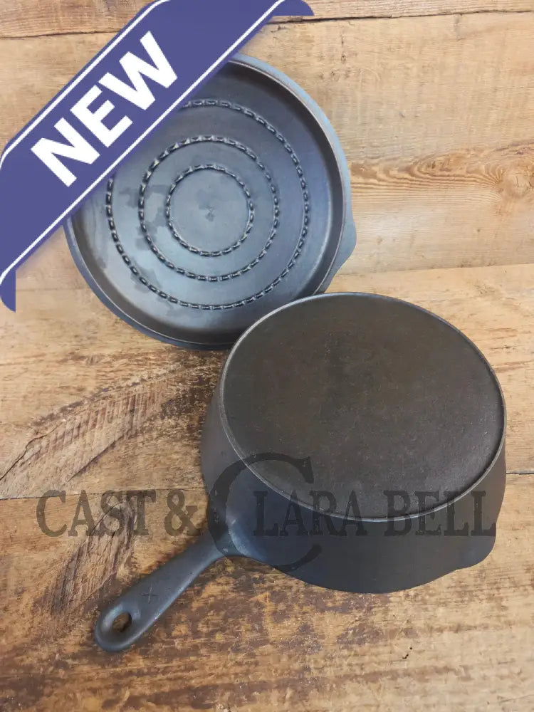 Must Have in the kitchen! Wagner #8 Deep Chicken Fryer with Sawtooth Lid - Skillet