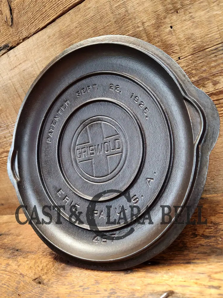 Need A Lid? 1920’S Griswold #7 Fully Market Low Skillet Lid 467. Beautiful Condition Gorgeous Piece!