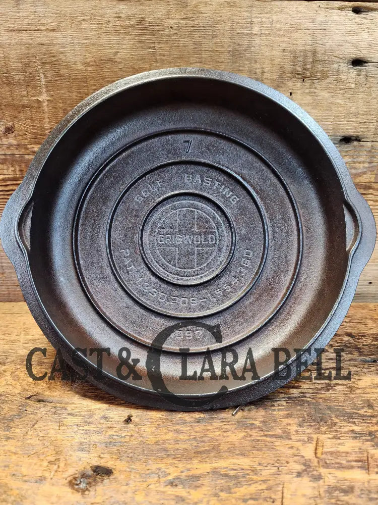 Need A Lid? 1920’S Griswold #7 Skillet Lid 1097. Beautiful Condition Restored And Ready To Use!