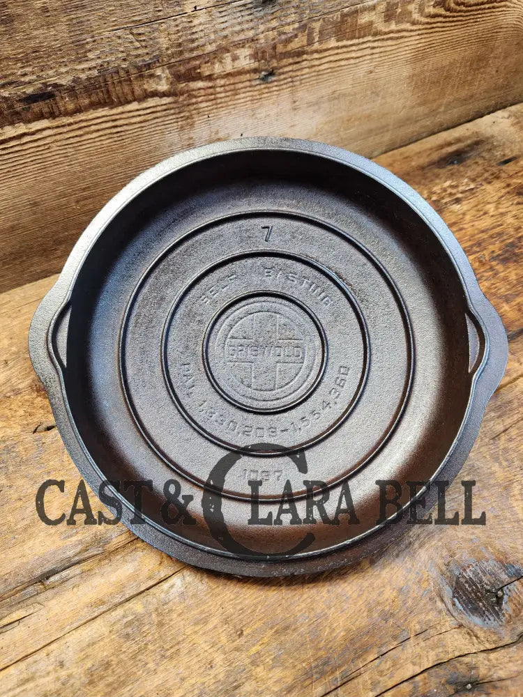 Need A Lid? 1920’S Griswold #7 Skillet Lid 1097. Beautiful Condition Restored And Ready To Use!