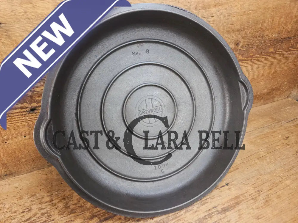 Need a lid? 1940’s Griswold No. 8 High Dome Skillet Lid with Small Block Logo 1098 C Skillet