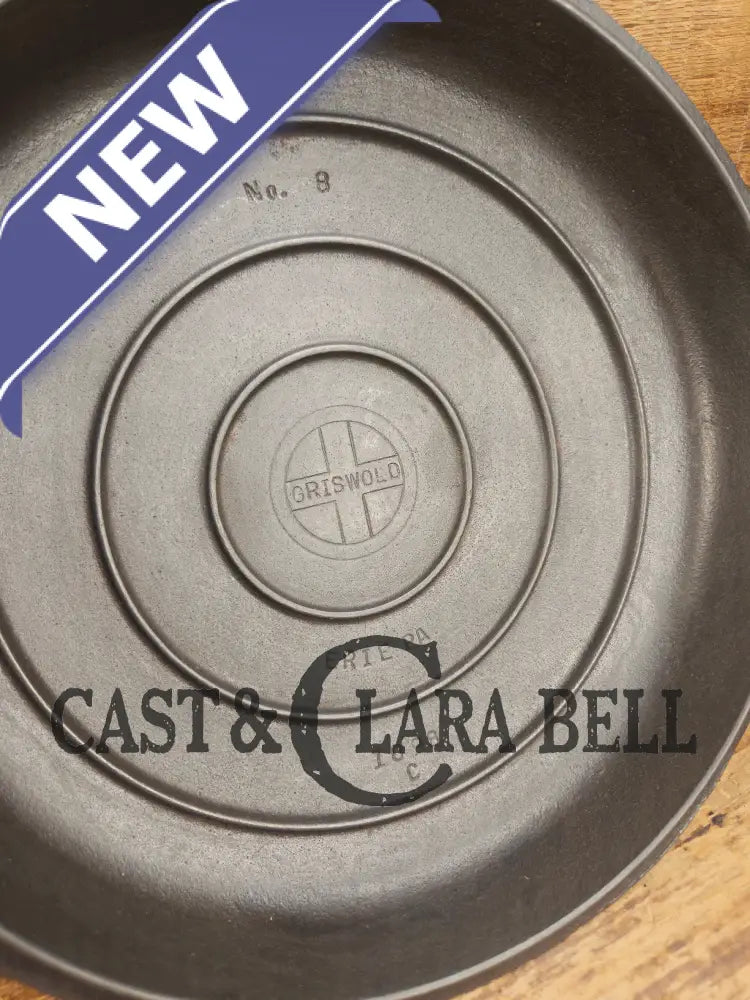 Need a lid? 1940’s Griswold No. 8 High Dome Skillet Lid with Small Block Logo 1098 C Skillet