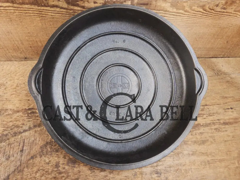 Need a lid? 1940’s Griswold No. 8 High Dome Skillet Lid with Small Block Logo 1098 C Skillet