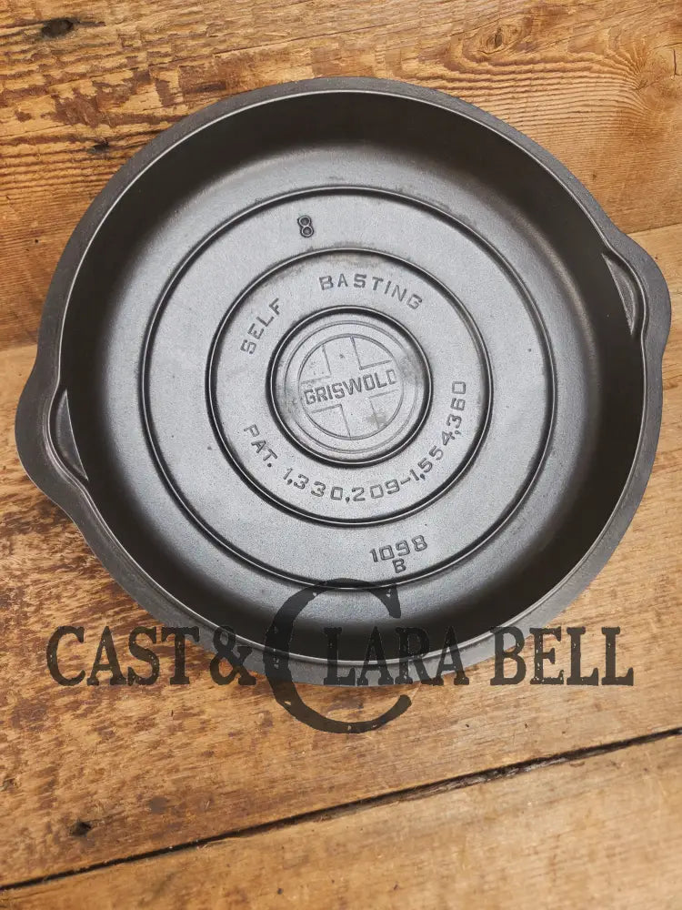 Need a lid? 1940’s Griswold No. 8 Skillet Lid with Raised Letter Small Block Logo 1098 B Skillet