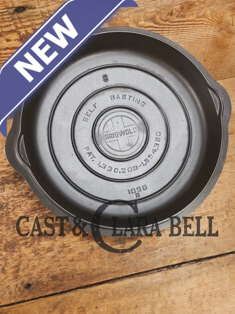 Need a lid? 1940’s Griswold No. 8 Skillet Lid with Raised Letter Small Block Logo 1098 B Skillet
