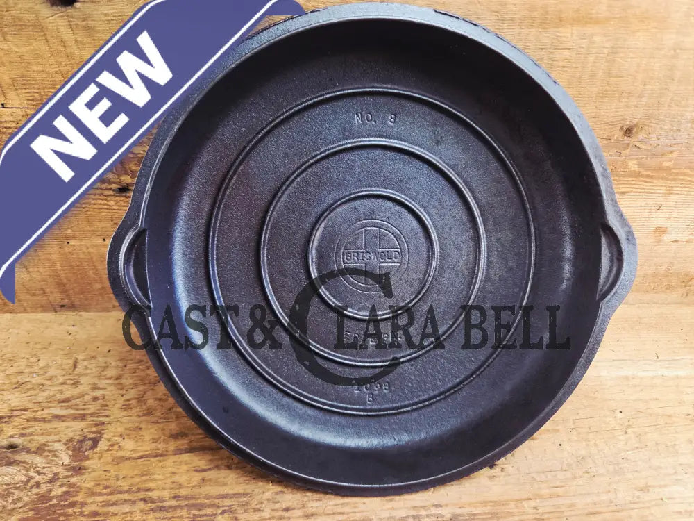 Need a lid? 1940’s Griswold No. 8 Skillet Lid with Small Block Logo 1098 Skillet