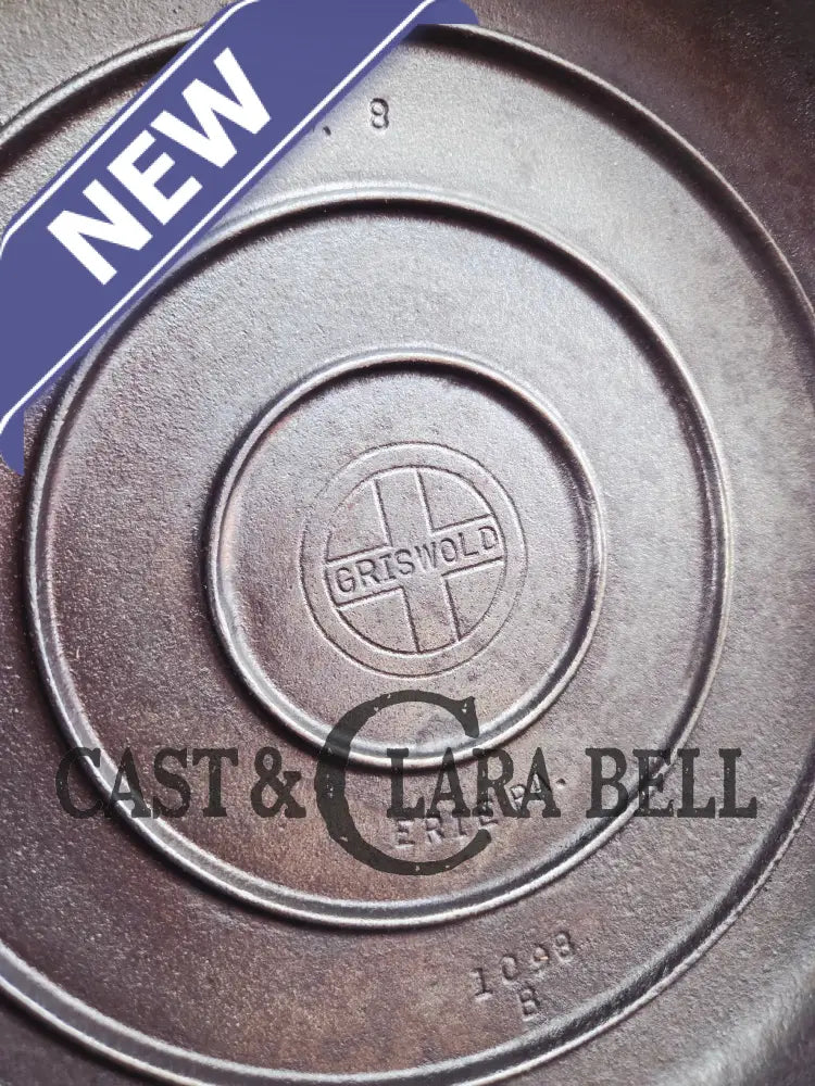 Need a lid? 1940’s Griswold No. 8 Skillet Lid with Small Block Logo 1098 Skillet