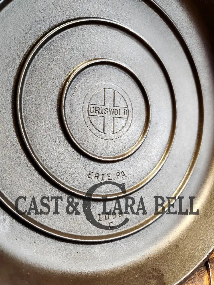 Need A Lid? 1940’S Griswold No. 8 Skillet Lid With Small Block Logo 1098 C