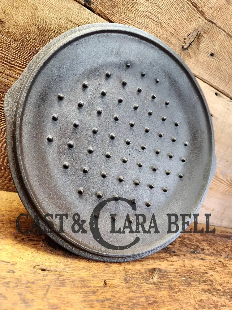 Need A Lid? Big Old #10 1940’S Era ’S Lodge Cast Iron Skillet Lid.