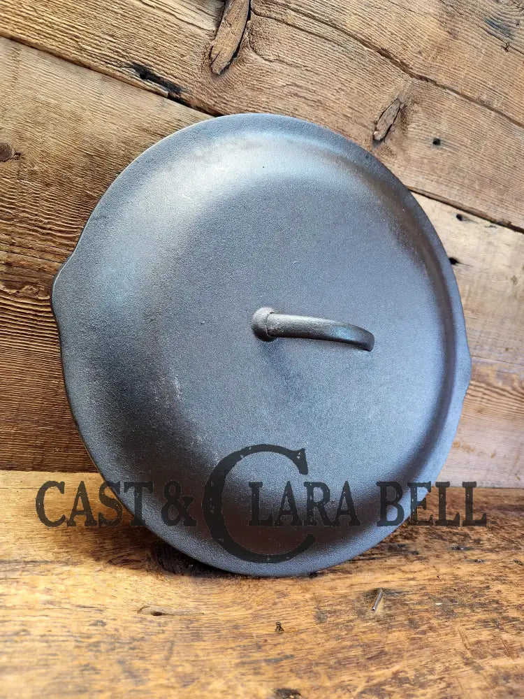 Need A Lid? Big Old #10 1940’S Era ’S Lodge Cast Iron Skillet Lid.