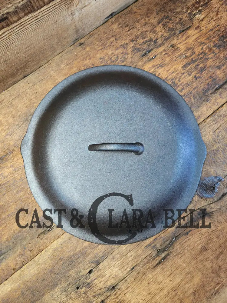 Need A Lid? Big Old #10 1940’S Era ’S Lodge Cast Iron Skillet Lid.