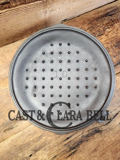 Need A Lid? Big Old #10 1940’S Era ’S Lodge Cast Iron Skillet Lid.