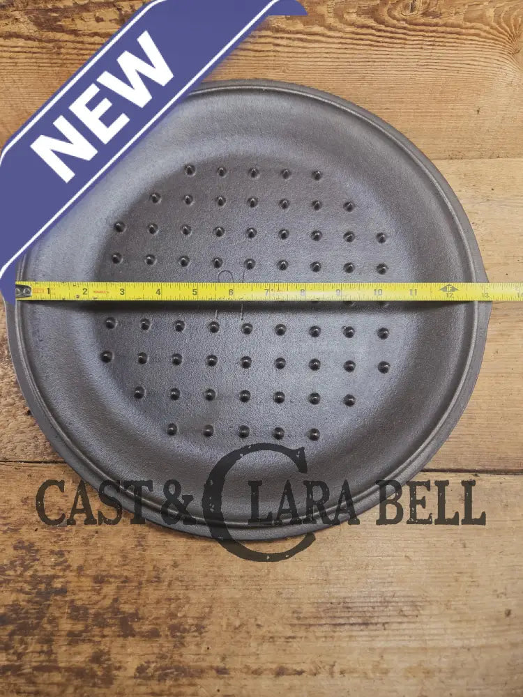 Need a lid? Big old #12 1940’s era ’s Lodge #12 cast iron low dome Skillet Lid.