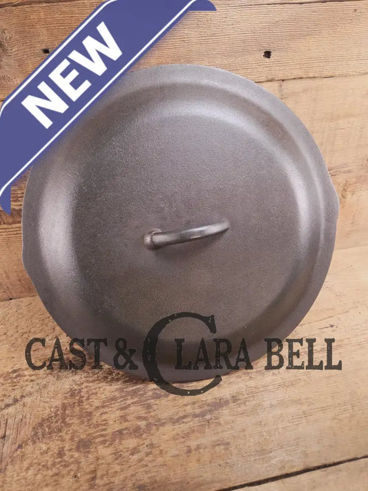 Need a lid? Big old #12 1940’s era ’s Lodge #12 cast iron low dome Skillet Lid.