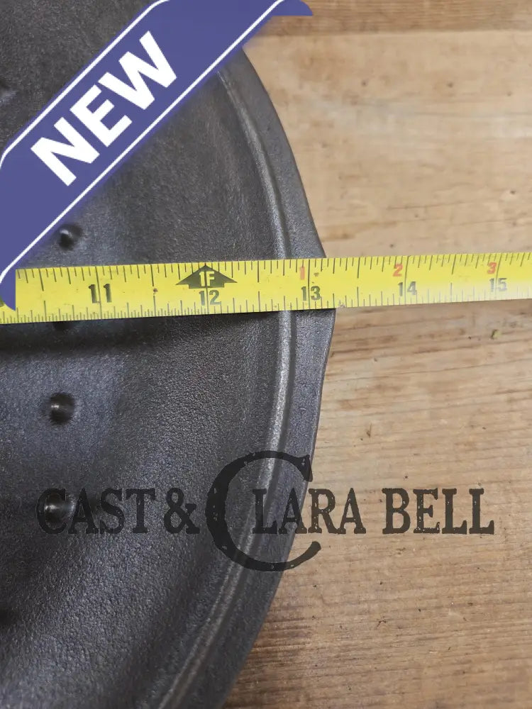 Need a lid? Big old #12 1940’s era ’s Lodge #12 cast iron low dome Skillet Lid.