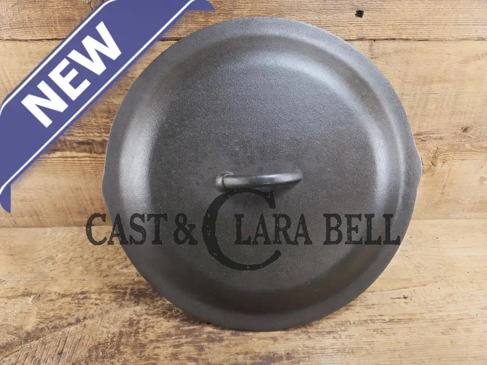 Need a lid? Big old #12 1940’s era ’s Lodge #12 cast iron low dome Skillet Lid.