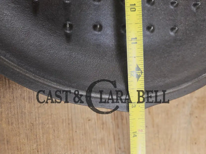 Need a lid? Big old #12 1940’s era ’s Lodge #12 cast iron low dome Skillet Lid.