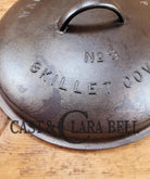 Need a lid for your #9 Wagner Skillet? Harder to find #9A Fully Marked Wagner Skillet Lid 1098A. Raised letter Drip