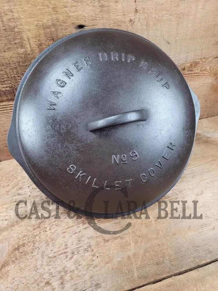 Need A Lid For Your #9 Wagner Skillet? Harder To Find Fully Marked Skillet Lid. Raised Letter Drip