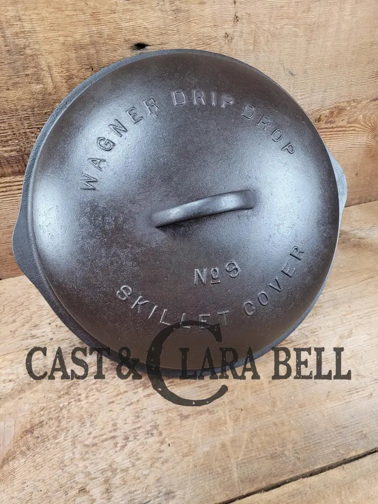 Need A Lid For Your #9 Wagner Skillet? Harder To Find Fully Marked Skillet Lid. Raised Letter Drip