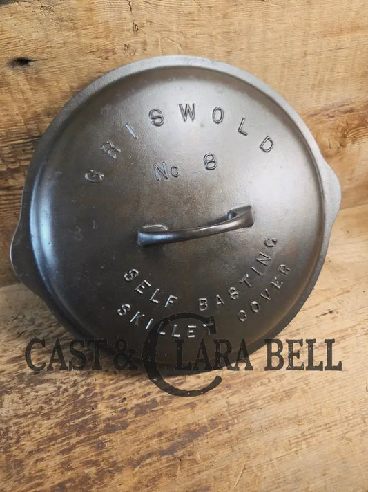 Need a Lid? Griswold Block Logo No. 8 Low Dome Self Basting Skillet Cover #468. Skillet