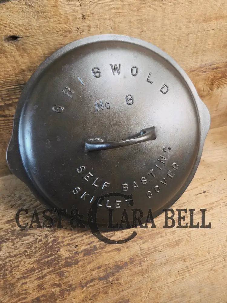 Need a Lid? Griswold Block Logo No. 8 Low Dome Self Basting Skillet Cover #468. Skillet